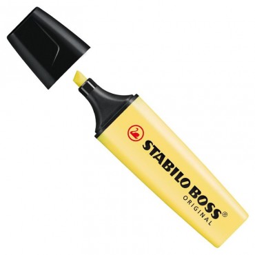 Marca Texto Stabilo Boss Pastel Amarelo 70/144
