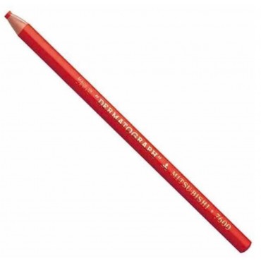 Lápis Dermatográfico 7600 Mitsubishi Vermelho