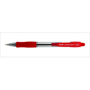 Caneta Pilot Super Grip BPGP-1.0 R-M Vermelho