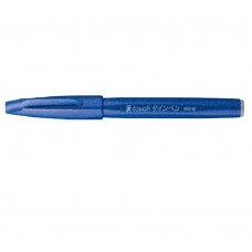 Caneta Marcador Pentel Sign Pen Brush Azul SES15C-C