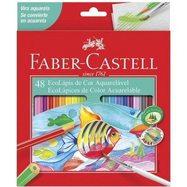 Lapis de Cor Faber Castell Aquarelavel C/48 120248G