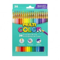 Lápis de Cor Multicolor C/36 Cores