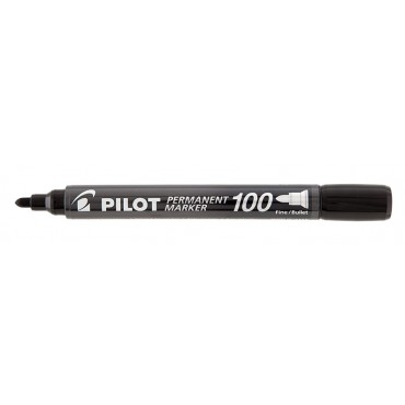 Marcador Pincel Atômico Permanente Pilot Marker 100 Preto Marcador Pincel Atômico Permanente Pilot Marker 100 Preto