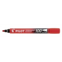 Marcador Permanente Pincel Atômico Pilot Marker 100 Vermelho