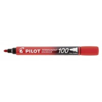Marcador Pincel Atômico Permanente Pilot Marker 100 Vermelho