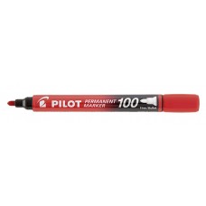 Marcador Permanente Pincel Atômico Pilot Marker 100 Vermelho
