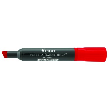 Marcador Pincel Atômico Permanente Pilot 1100P Vermelho