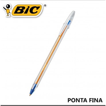 Caneta Bic Cristal Fina 0.8mm Azul