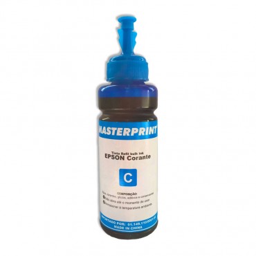Refil de Tinta Bulk Ink Epson 644 Cyan 100 ml Masterprint