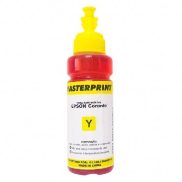 Refil de Tinta Bulk Ink Epson 644 Yellow 100 ml Masterprint Refil de Tinta Bulk Ink Epson 644 Yellow 100 ml Masterprint