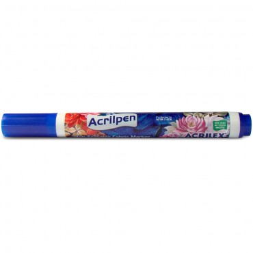 Caneta para Tecido Acrilpen Acrilex – Azul Turquesa