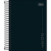 Agenda Tilibra Espiral Diaria Pepper Preta 2027 Agenda Tilibra Espiral Diaria Pepper Preta 2027
