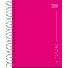 Agenda Tilibra Espiral Diaria Pepper Rosa 2027