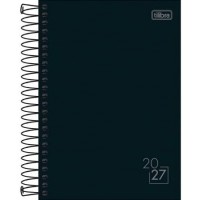 Agenda Tilibra Espiral Spice Preta 2027 Agenda Tilibra Espiral Spice Preta 2027