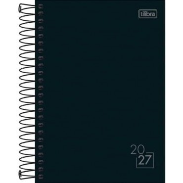 Agenda Tilibra Espiral Spice Preta 2027 Agenda Tilibra Espiral Spice Preta 2027