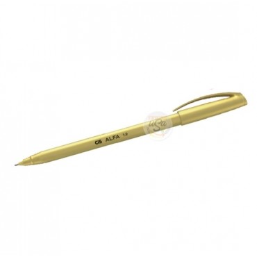 Caneta Esferográfica Cis Alfa 1.00mm Ouro Caneta Esferográfica Cis Alfa 1.00mm Ouro