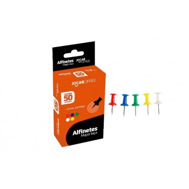 Alfinete para Mapa Taça Jocar C/50 Unidades