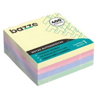 Bloco Adesivo 76x76 Bazze Color 400 folhas