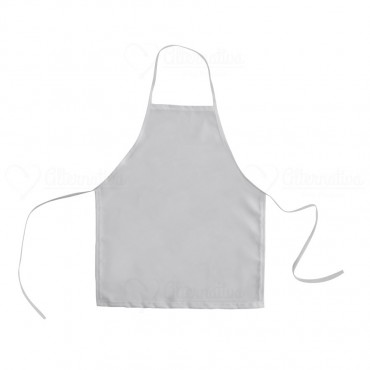 AVENTAL INFANTIL PLASTICO BRANCO BRW