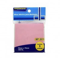 Bloco Adesivo 75x75 Rosa C/100F MP2011 Bloco Adesivo 75x75 Rosa C/100F MP2011
