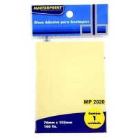 Bloco Adesivo 76x102 Amarelo C/100F MP2020