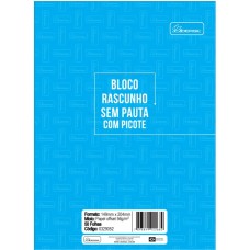 Bloco Rascunho Sem Pauta Com Picote - Grande