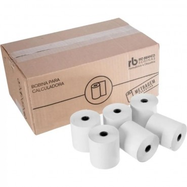 Bobina Branca 57x30 (Calculadora) 1 Via RB C/30 Unidades Bobina Branca 57x30 (Calculadora) 1 Via RB C/30 Unidades