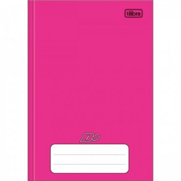 Caderno Brochura Capa Dura 1/4 96F D+ Rosa Caderno Brochura Capa Dura 1/4 96F D+ Rosa
