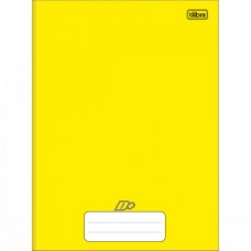 Caderno Brochura Capa Dura Universitário 48F D+ Amarelo