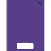 Caderno Brochura Capa Dura Universitário 96F D+ Roxo