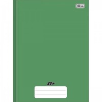 Caderno Brochura Capa Dura Universitário 96F D+ Verde