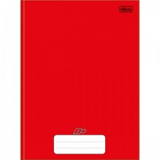 Caderno Brochura Capa Dura Universitário 48F D+ Vermelho