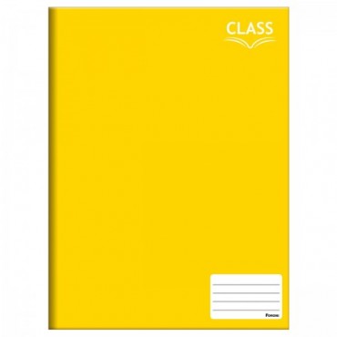 Caderno Brochurão Amarelo 96 folhas Foroni
