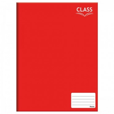 Caderno Brochurão Vermelho 96 folhas Foroni