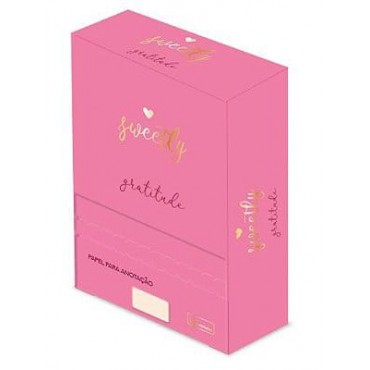 Bloco Anotações Caixa Sweetly Gratitude Cadersil Bloco Anotações Caixa Sweetly Gratitude Cadersil