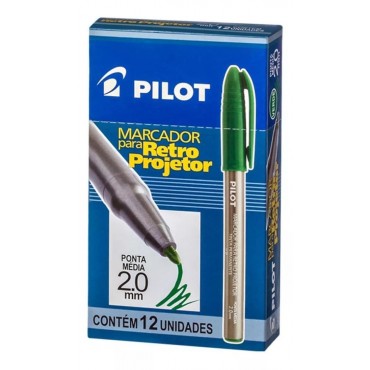 Caixa Marcador RetroProjetor CD DVD Pilot 2.0 Verde C/12