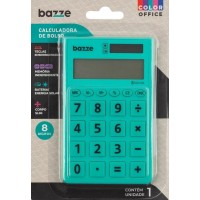 Calculadora Bazze C/8 Dígitos Turqueza