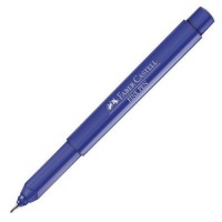 Caneta Faber Castell Fine Pen 0,4mm Azul Escuro