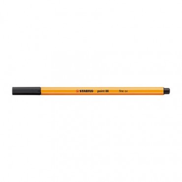 Caneta Stabilo Point 88 Preto 88/46