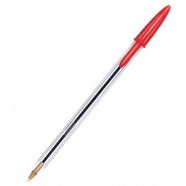 Caneta Bic Cristal 1.0 Vermelha Caneta Bic Cristal 1.0 Vermelha