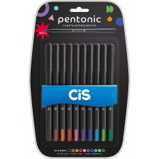 Caneta Cis Pentonic 0.7 C/10 Cores