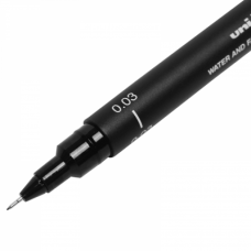 Caneta Uni Pin 0.03 Preto
