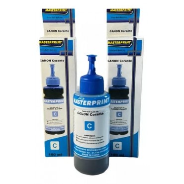 Refil de Tinta Bulk Ink Canon 100ml Cyan Masterprint