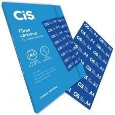 Carbono Filme Uma Face A4 Azul Cis C/100 Folhas