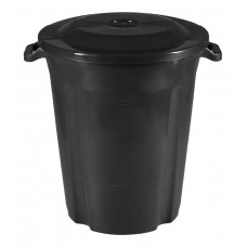 Lixeira Cesto de Lixo Redondo 85 Litros com Tampa