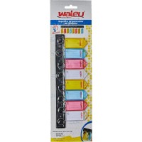 Chaveiro Organizador Plástico Waleu com suporte c/ 8 unidades