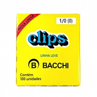 Clips Galvanizado 1/0 Bacchi c/ 100 unidades