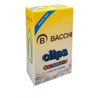 Clips Colorido 8/0 Bacchi c/ 25 unidades
