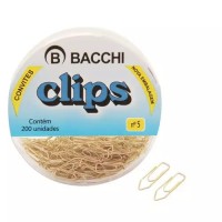 Clips Mini (Convite) Dourado Bacchi n°5 c/ 200
