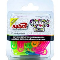 Clips Colorido Radex Neon n°2 c/ 100